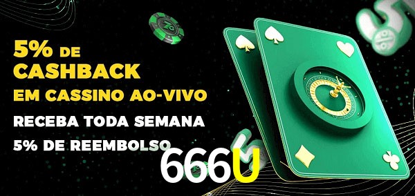 Promoções do cassino ao Vivo 666U